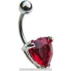 Heart Belly Bar - Red