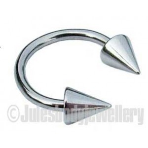 Circular Barbell with 4mm Spikes