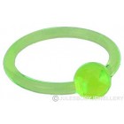 Green Acrylic Ball Closure Ring