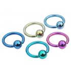 Titanium Ball Closure Rings