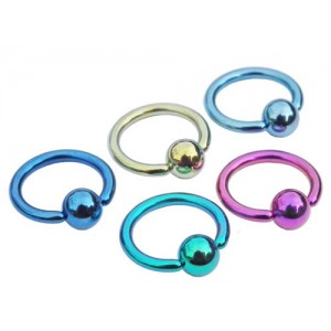 Titanium Ball Closure Rings