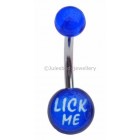 Lick Me Belly Bar - Blue