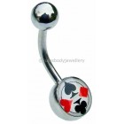 Card Suits Belly Bar