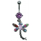 Multi Coloured Dragonfly Belly Bar