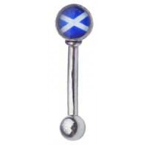 Eyebrow Bar with St Andrews Flag Design 