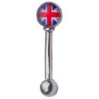 Eyebrow Bar with Union Jack Logo