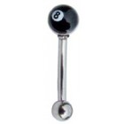 8 Ball Eyebrow Bar 