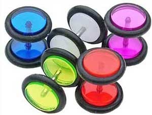 Fake Plugs - Coloured