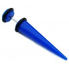 Fake Ear Expander - 8mm Bright Blue