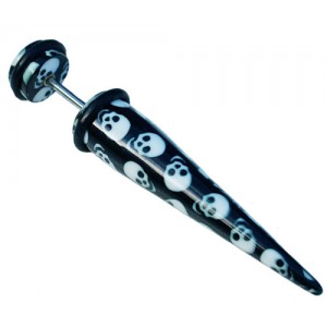 Fake Expander - Skull Design 8mm