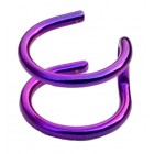 Ear Cuff - Purple
