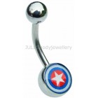 Retro Star Belly Bar