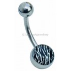 Zebra Belly Bar - Steel