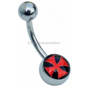 Maltese Cross Belly Bar