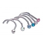 Nose Studs set of 6 Pigtail