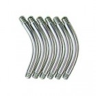 Threaded curved bars surgical steel 1.6mm thickness