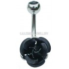 Rose Belly Bar-Black