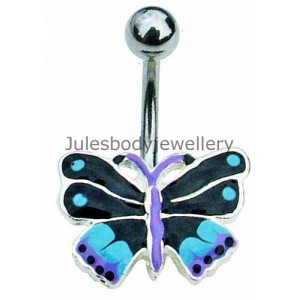 Butterfly Belly Button Bar