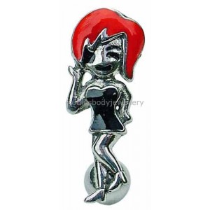 Red Haired Lady Reverse Belly Bar