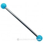 Scaffold Bar with Bright Blue Balls