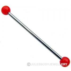 Industrial Bar with Red Balls