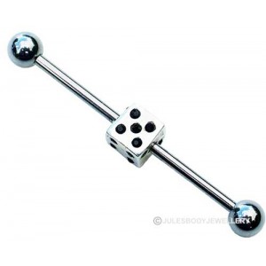 Dice Scaffold/Industrial Bar - Black