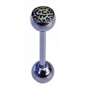 Leopard Print Tongue Bar