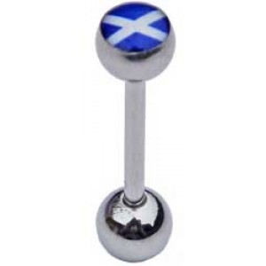 Scottish Flag Tongue Bar 