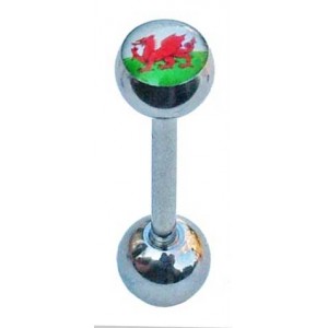 Welsh Flag Tongue Bar