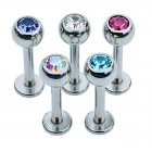 Set of Five 1.6mm Labret Bars